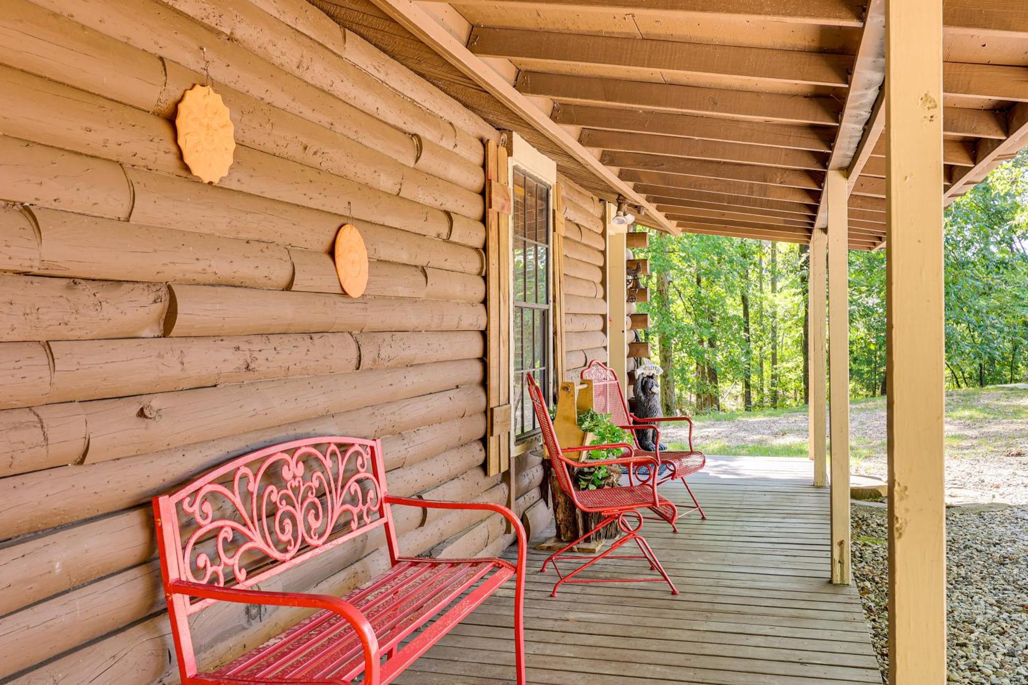 Arkansas Log Cabin Rental Near Lake Greeson! Mount Moriah Exterior photo