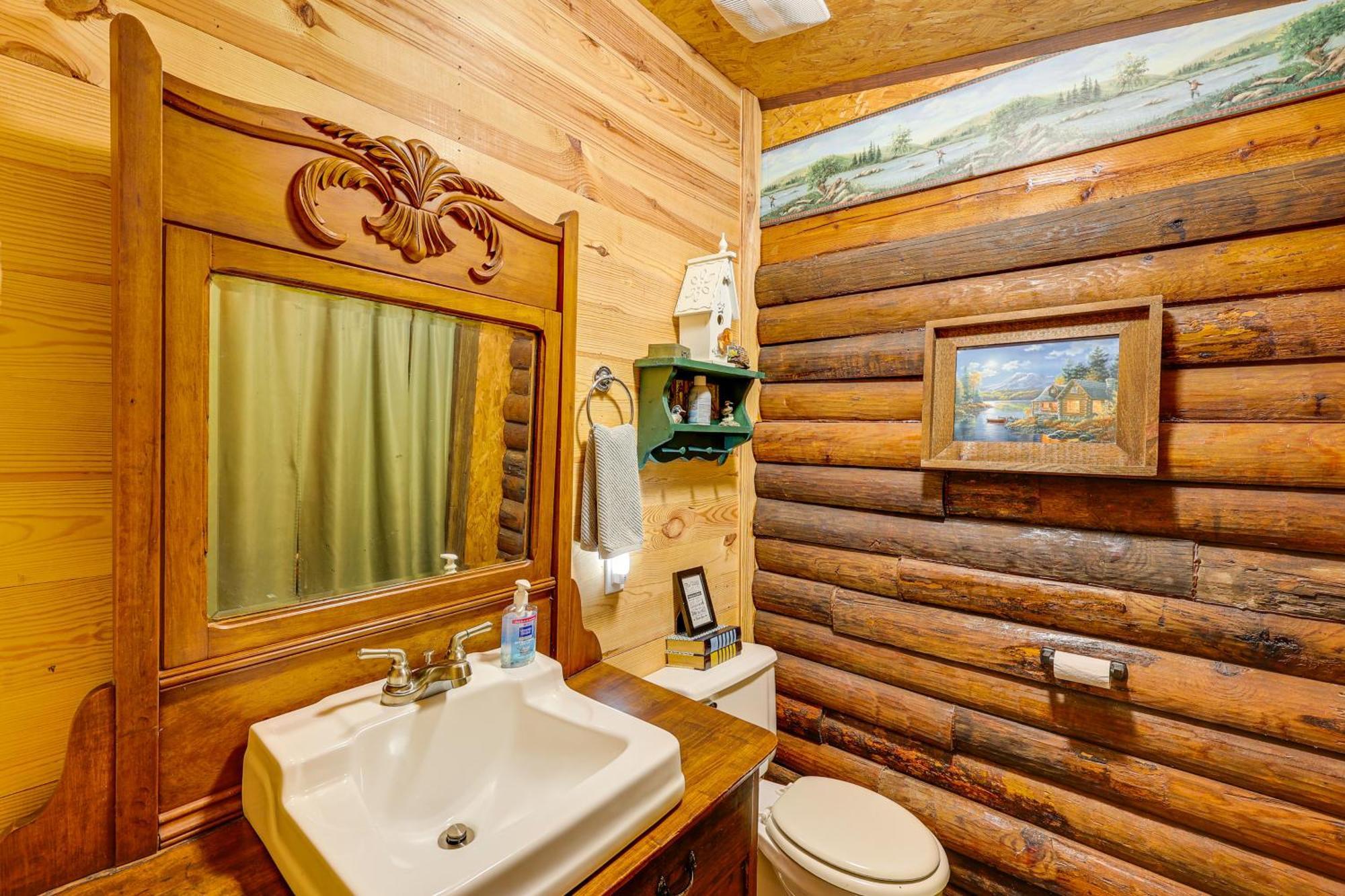Arkansas Log Cabin Rental Near Lake Greeson! Mount Moriah Exterior photo