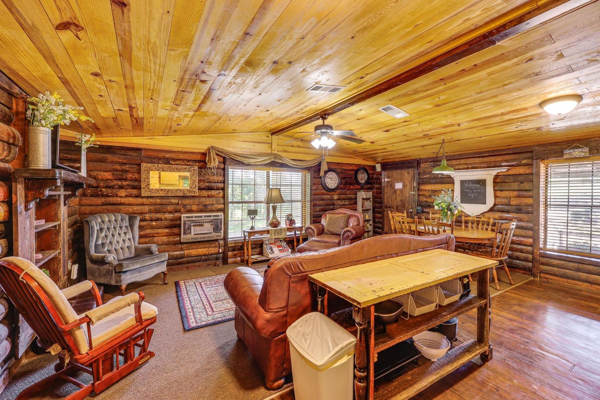 Arkansas Log Cabin Rental Near Lake Greeson! Mount Moriah Exterior photo